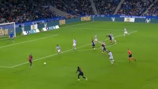 Raphinhas dribbling skills and highlights vs Real Sociedad [upl. by Ellegna439]