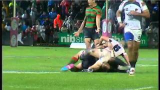 NRL 2011 Round 16 Highlights Rabbitohs v Broncos [upl. by Ainitsirk]