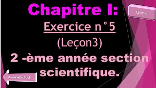 Chapitre1Modèle simple de latome Exercice 5leçon 3 [upl. by Mchale]