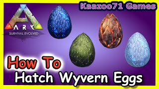 How to Hatch Wyvern Eggs in Ark💥 [upl. by Des]