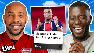 KYLIAN MBAPPE or PRIME HENRY 🤔  Assumptions with Thierry Henry [upl. by Pigeon102]