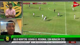 TORNEO REGIONAL JULIO MONTERO NUEVO JUGADOR DE HURACÁN CORRIENTES [upl. by Noelyn463]