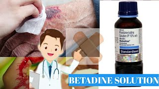 Betadine Topical Solution Uses Side effects And Price Full Information in HindiBetadine [upl. by Erihppas]