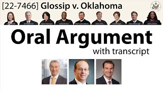 Oral Argument on death penalty and prosecutorial misconduct Glossip v Oklahoma [upl. by Biernat533]