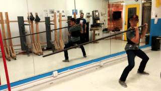 Wing Chun Long Pole Form Chris Chan Lineage [upl. by Incrocci]