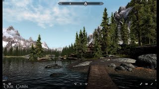 Our Cabin New Version  SkyrimSpecial Edition House Mod [upl. by Kathye474]