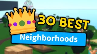 TOP 30 WORKING 2024 BLOXBURG NEIGHBORHOOD CODES  Roblox Bloxburg [upl. by Nesral]