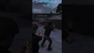 🚓 GTA V  UK Police ram STOLEN moped lspdfr gta [upl. by Oirom]