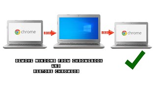 How to remove Windows and restore your Chromebook Chrome OS [upl. by Nolyaw]