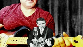 Cmon Everybody  Eddie Cochran Guitar Cover [upl. by Gibbeon604]