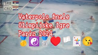 Hrvatska vs Srbija Vaterpolo Finale Olimpijske Igre Paris 2024 FULL HIGHLIGHTS olympics2024 [upl. by Nydroj]