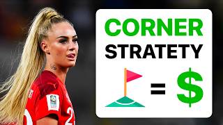 Ultimate CORNERS Strategy to Make Money 💰💵 football betting [upl. by Sanez]