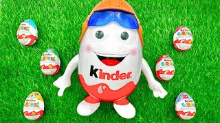 Satisfying video  Opening Kinder Surprise Eggs Toys Paw Patrol ASMR [upl. by Sydel]