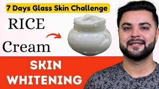 Instant Skin Whitening Challenge Rice Cream for Glass Clear Skin in 7 Days [upl. by Conrado]