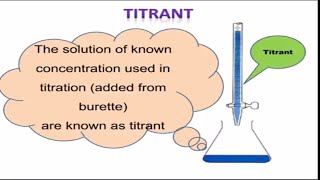 fundamentals of volumetric analysis introduction to titration and types of titration [upl. by Barbaresi]