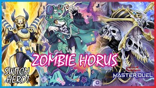 ZOMBIE HORUS BYSTIAL COMBO RANKED GAMEPLAY YuGiOh Master Duel zombie horus bystial [upl. by Ybor98]