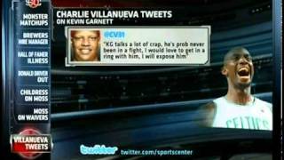 Kevin Garnett Calls Charlie Villanueva a Cancer Patient [upl. by Taryne]