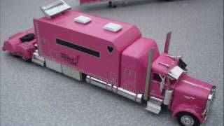 164 Custom Peterbilt Semi Truck  Komen Benefit Truck [upl. by Delores]