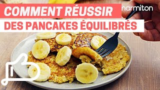 PANCAKES healthy à lAVOINE et à la BANANE  une recette FACILE RAPIDE et DÉLICIEUSE [upl. by Airliah966]