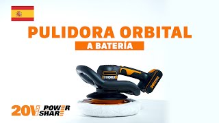 WORX WX856 PULIDORA ORBITAL 20V ES [upl. by Milburr]