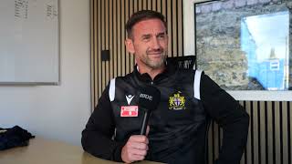 Clitheroe 31 Accrington Stanley Preseason  Paul Howarth Post Match Interview [upl. by Aniaj]