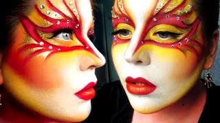 Cirque Du Soleil Worlds Away Inspired Makeup Tutorial [upl. by Elazaro]