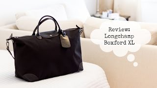 Longchamp Boxford Travel Bag XL Review [upl. by Ellak]