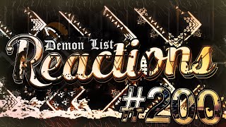 Daily Demon List Reactions  200 [upl. by Atiuqehc]