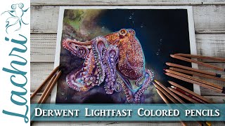 Colored Pencil Tips with Derwent Lightfast Pencils  Lachri [upl. by Eenat]