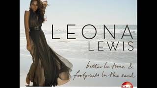 Leona Lewis  Footprints In The Sand Lyrics [upl. by Coop]