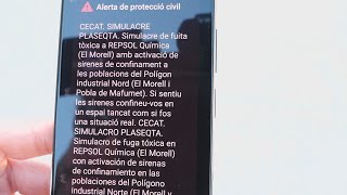 Lentorn del polígon nord es confina i rep les alertes demergència [upl. by Enneibaf]