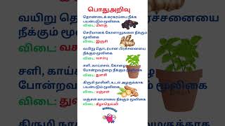 தமிழ்  பொதுஅறிவு வினா விடைகள்  TNPSC tamil pothutamil pothuarivutamil gk generalknowledge [upl. by Ylac]