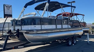 Tour this 2024 Bentley Pontoons 223 Swingback packaged with 250hp Mercury amp Tandem axle trailer [upl. by Adhern]