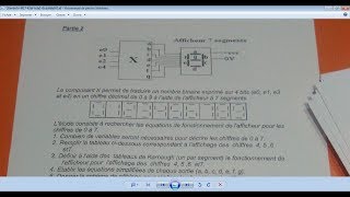 PART 1 lafficheur 7 segment correction TP EXAMEN DE FIN DE FORMATION [upl. by Schinica144]