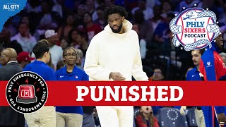 BREAKING Joel Embiid SUSPENDED by NBA for altercation with Marcus Hayes [upl. by Nivert]