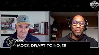 Top 30 Visits Draft Night Scenarios and a Mock Draft to No 13  Raiders  NFL [upl. by Eyak]