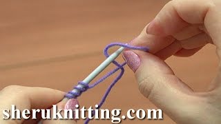 How to Knit Basic Cast On for Beginners Method 4 of 18 [upl. by Coop]