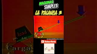 LA PALANCA 3 MAQUINAS SIMPLES fisica physics mecanica mechanic viralvideo viralshort video [upl. by Enrak]