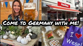 Come To Germany With Me  EuroShop  Come Shopping  Oktoberfest  Wesel Germany  Kate McCabe Vlog [upl. by Akkinahs]