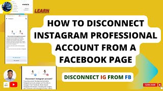 How to disconnect Instagram from Facebook [upl. by Annahpos700]