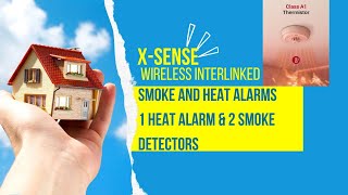 XSense Wireless Interlinked Smoke and Heat Alarms Bundle Unboxing and Review [upl. by Ehrenberg]