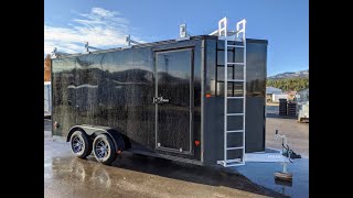 Ultimate Contractor Package Aluminum Trailer  Stealth Made in Montana  For Sale [upl. by Haldis]