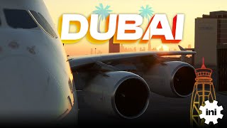 iniBuilds Dubai  Microsoft Flight Simulator [upl. by Quartas]