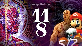 Songs that use 118 time [upl. by Tlok]