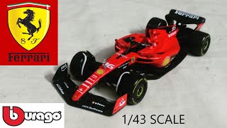 Bburago Ferrari SF23 Formula Racing Diecast  MAT Collection [upl. by Boigie242]