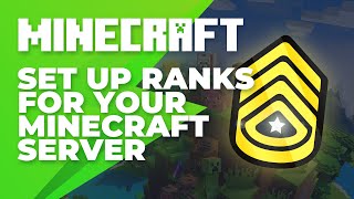 How to set up permissions and ranks on your Minecraft server using LuckPerms [upl. by Danas]