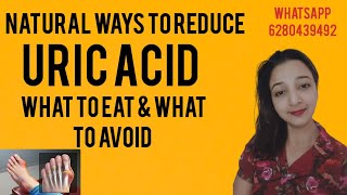 How to deal with uric acid problem with help of diet and lifestyle  dietitianHarpreet05 [upl. by Milburt]