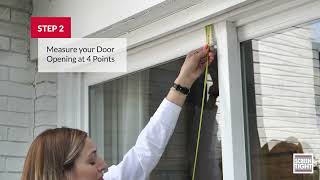 ScreenTight Sliding Patio Screen Door Installation [upl. by Leunamne]