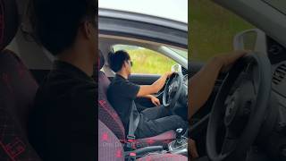 Two cars met on a narrow road The expert driver actually operated like this viral skills shorts [upl. by Kahler]