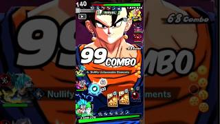 99  COMBO WITH NEW LEGEND LIMITED VEGITO GREEN ELIMENT  DRAGON BALL LEGENDS shorts pvp dbl [upl. by Diarmuid329]